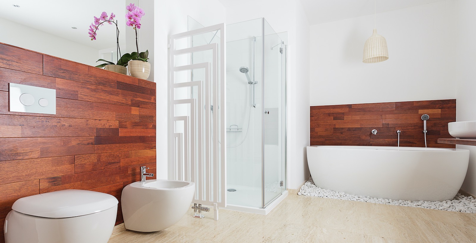 Spacious bright bathroom remodel is within your reach!