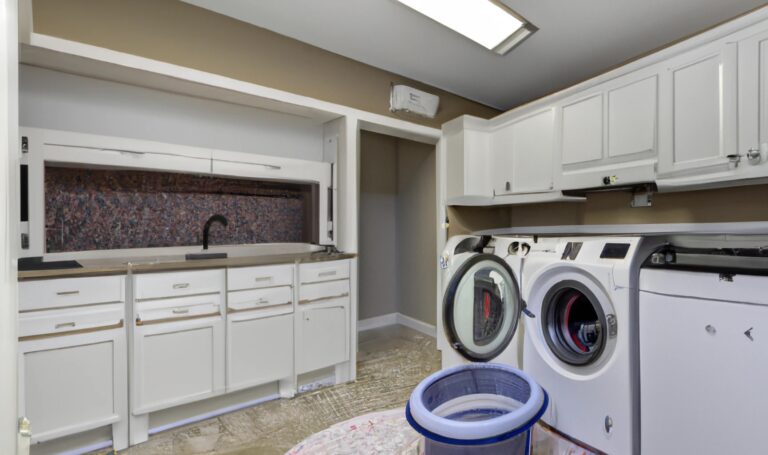 Modern functional laundry room